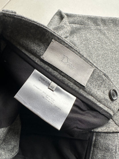 Dior Homme AW02 'Reflexion" wool/cashmere wide trousers