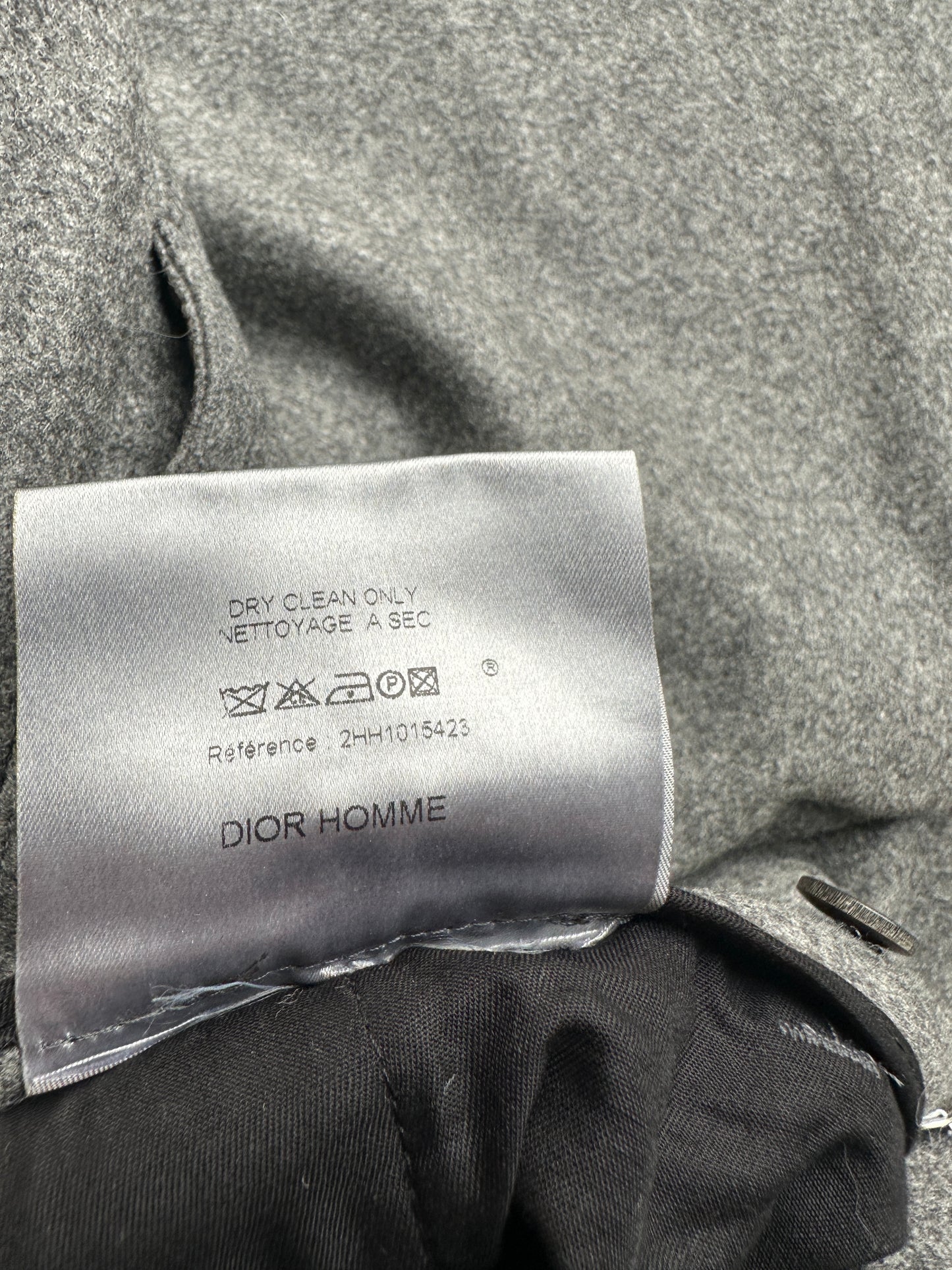 Dior Homme AW02 'Reflexion" wool/cashmere wide trousers