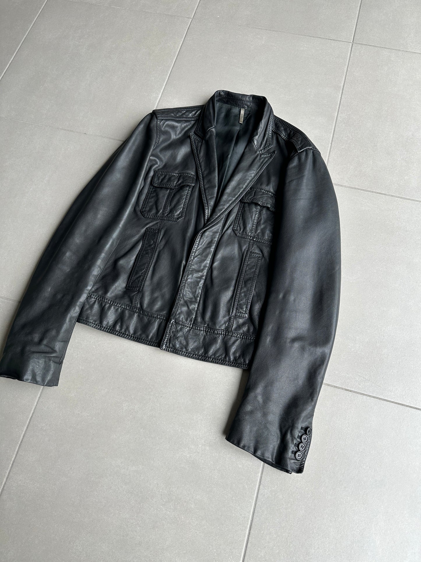 Dior Homme SS06 Leather military jacket