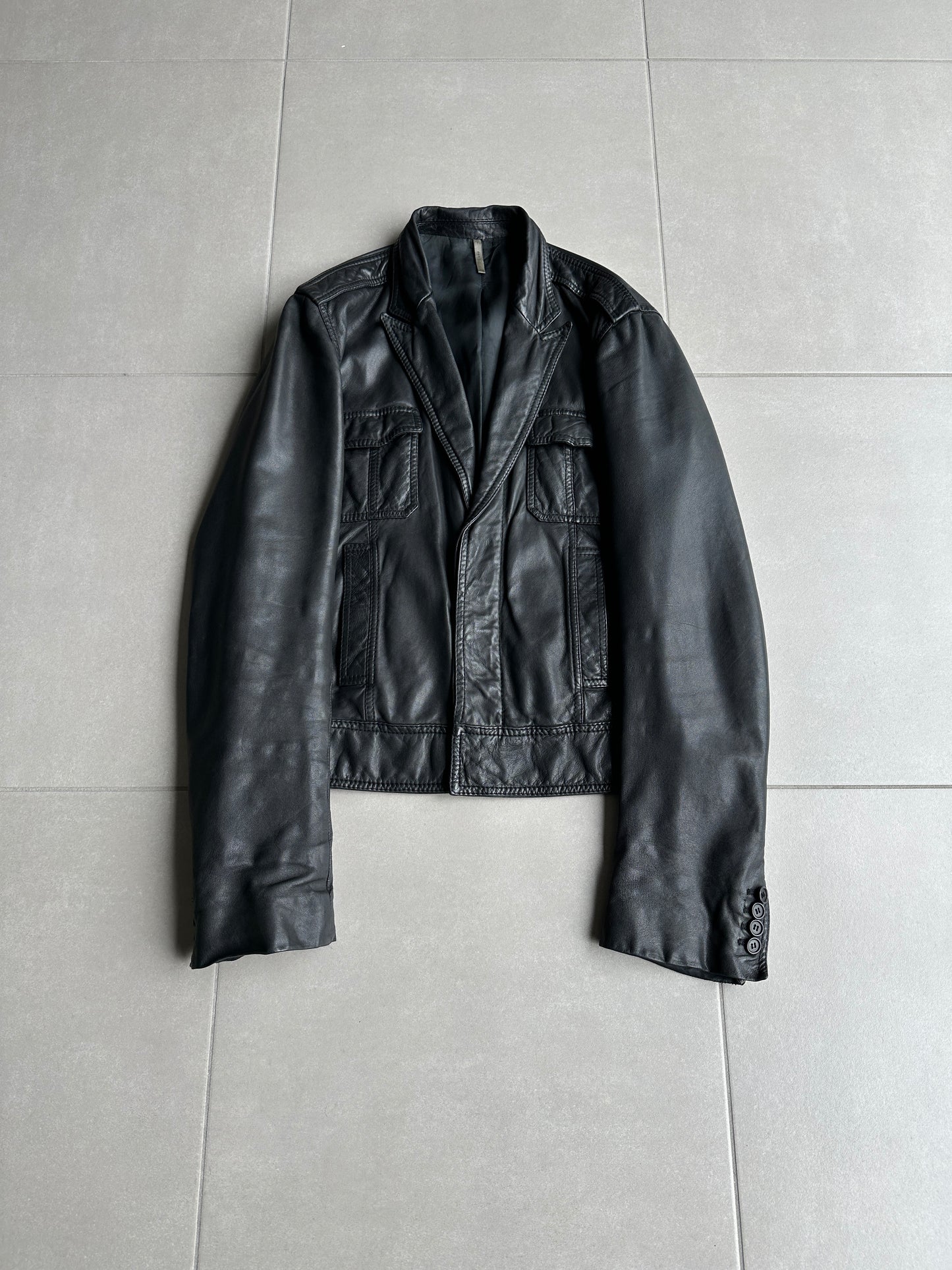 Dior Homme SS06 Leather military jacket
