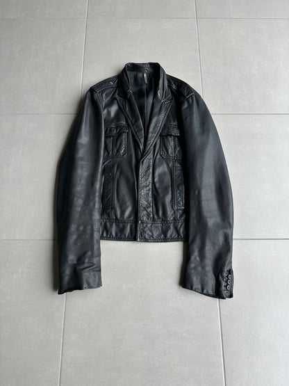 Dior Homme SS06 Leather military jacket