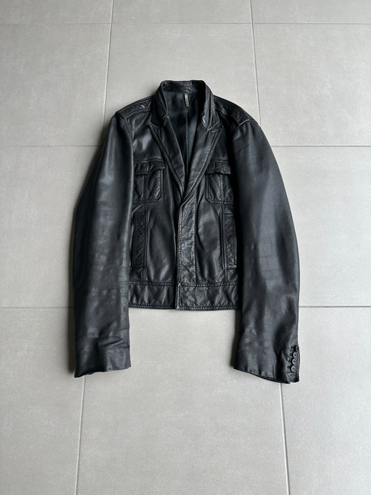 Dior Homme SS06 Leather military jacket