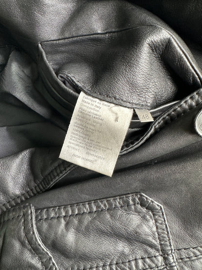 Dior Homme SS06 Leather military jacket