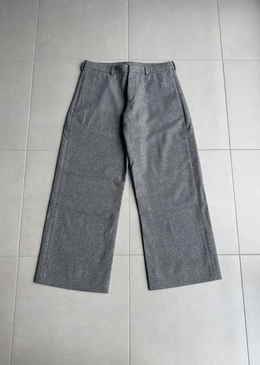 Dior Homme AW02 'Reflexion" wool/cashmere wide trousers