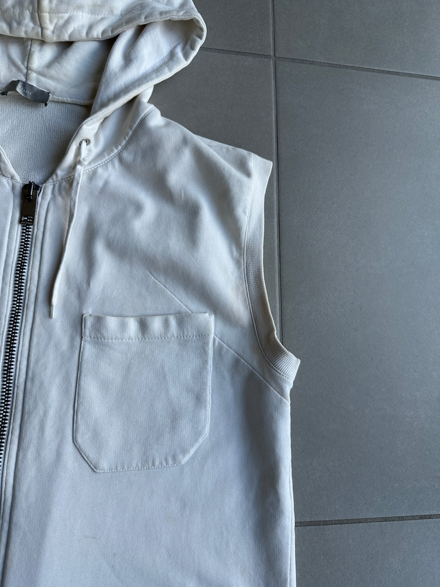 Dior Homme SS05 “BECK/Untitled” Sleeveless hoodie