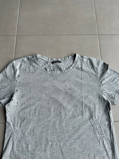 Balmain Homme SS10 Shotgun distressed T-shirt