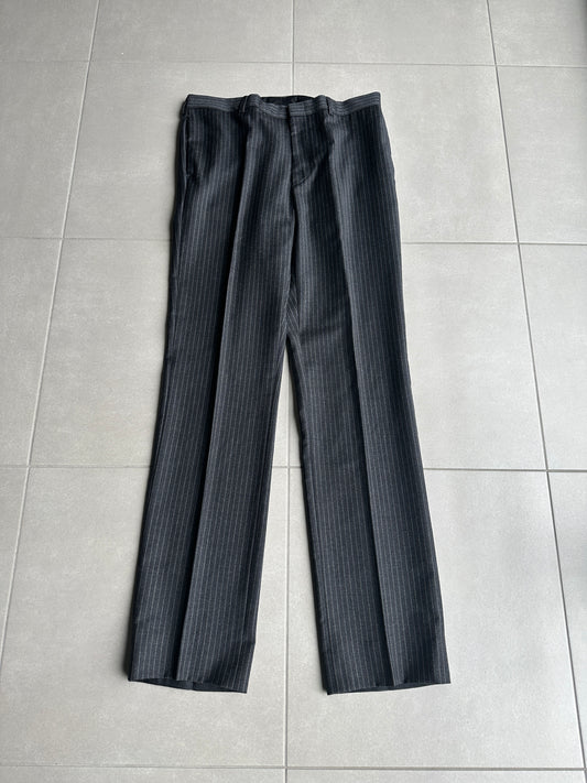 Dior homme AW04 “VOTC” super 100’s pinstripe wool trousers