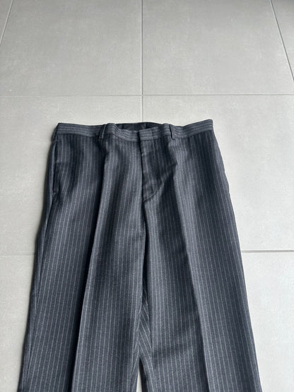 Dior homme AW04 “VOTC” super 100’s pinstripe wool trousers
