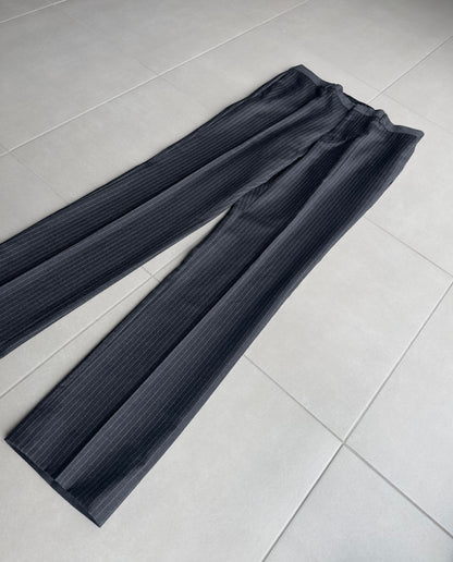 Dior homme AW04 “VOTC” super 100’s pinstripe wool trousers