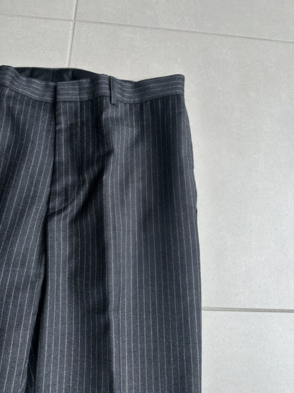 Dior homme AW04 “VOTC” super 100’s pinstripe wool trousers