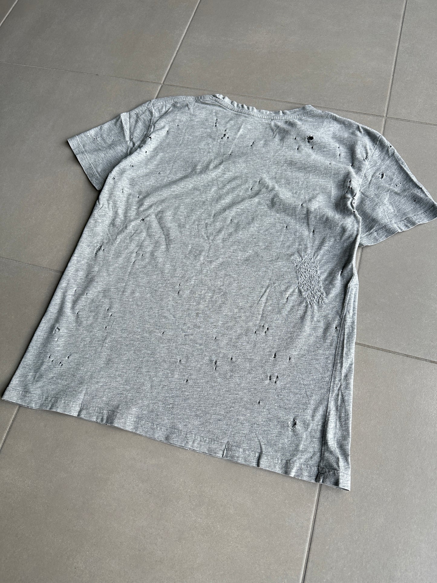 Balmain Homme SS10 Shotgun distressed T-shirt