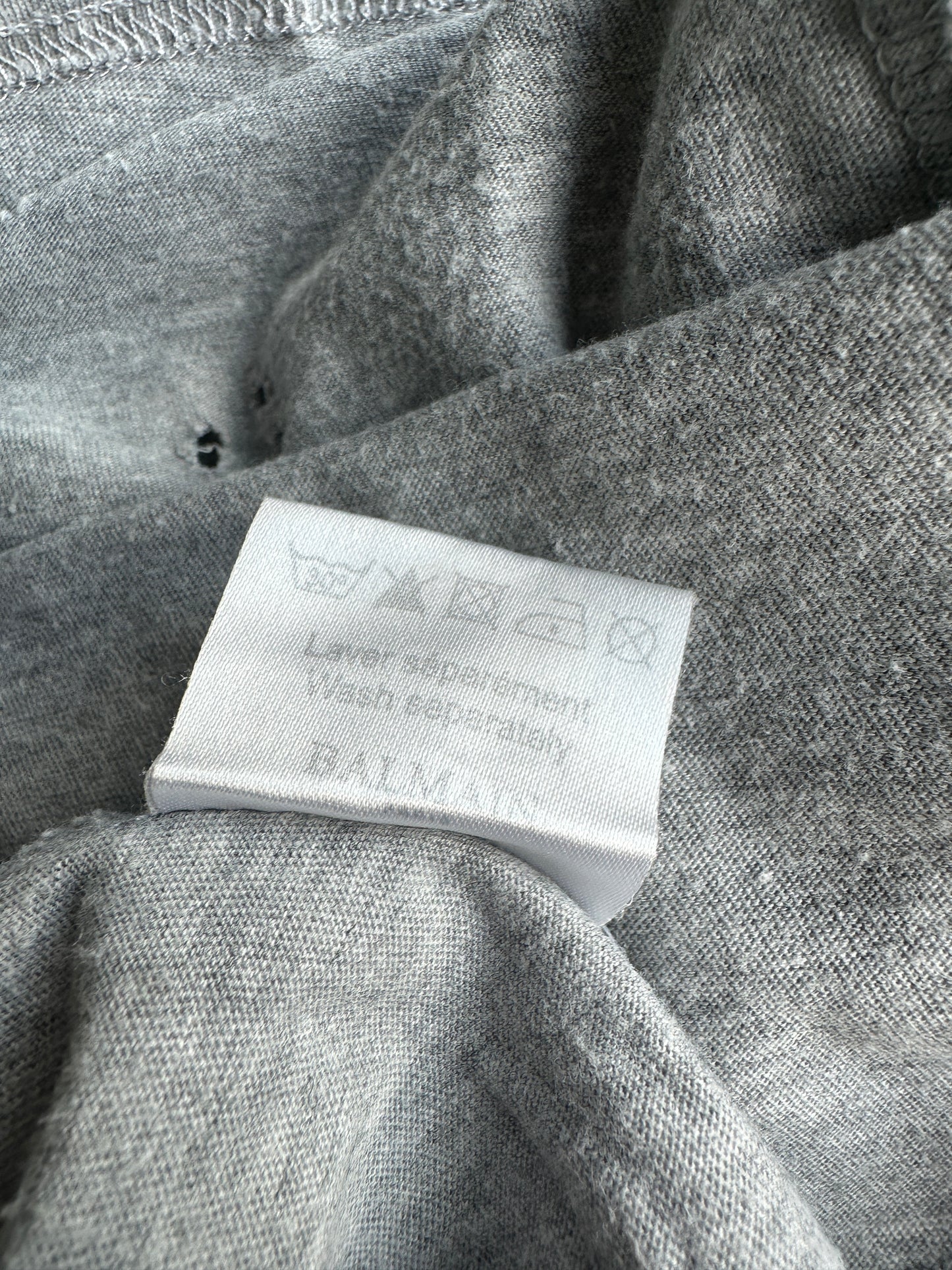 Balmain Homme SS10 Shotgun distressed T-shirt