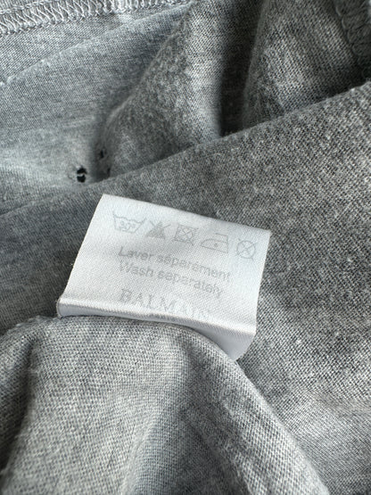 Balmain Homme SS10 Shotgun distressed T-shirt