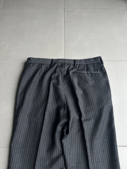 Dior homme AW04 “VOTC” super 100’s pinstripe wool trousers