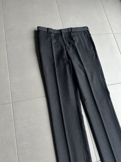 Dior homme AW04 “VOTC” super 100’s pinstripe wool trousers