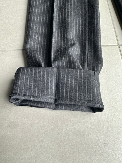 Dior homme AW04 “VOTC” super 100’s pinstripe wool trousers
