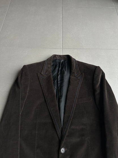 Dior Homme AW05 "In The Morning" velvet blazer