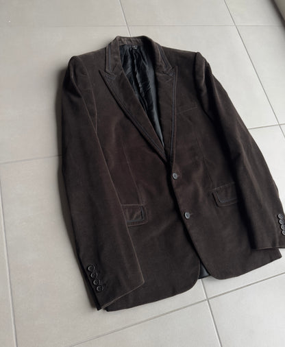 Dior Homme AW05 "In The Morning" velvet blazer
