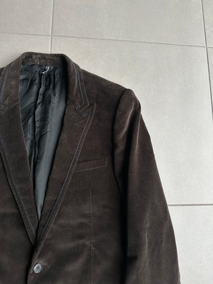 Dior Homme AW05 "In The Morning" velvet blazer