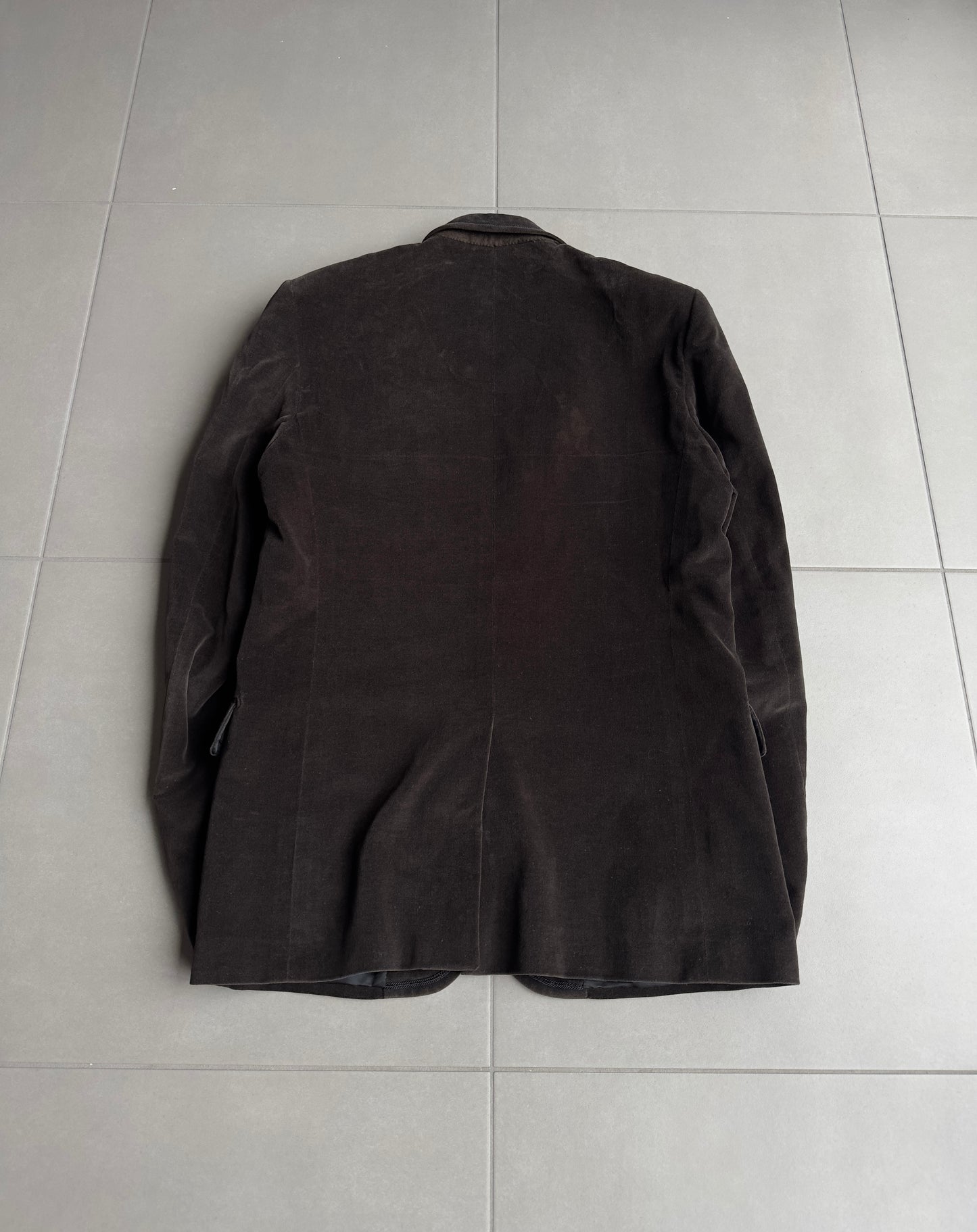 Dior Homme AW05 "In The Morning" velvet blazer