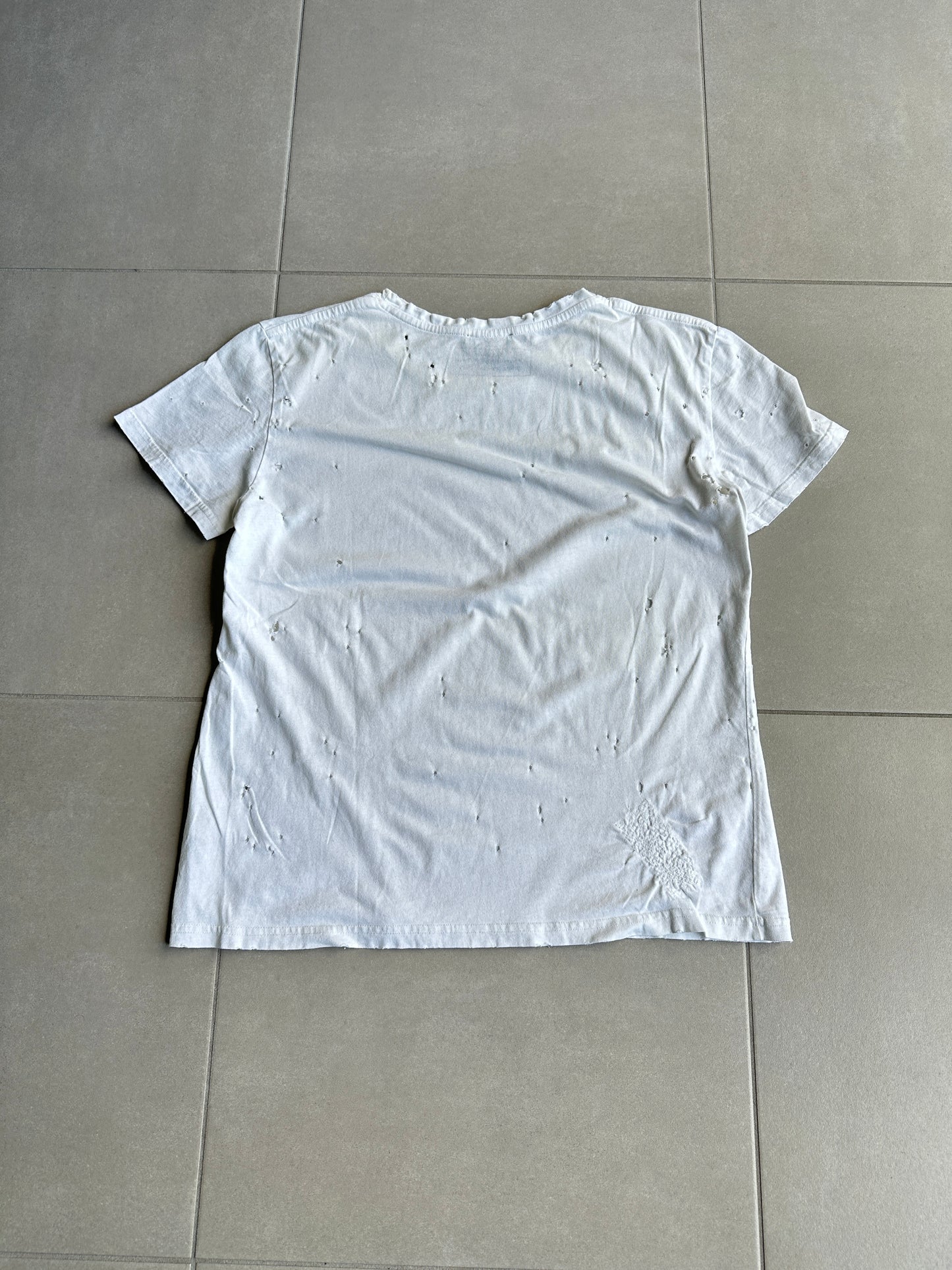 Balmain Homme SS10 Shotgun distressed T-shirt