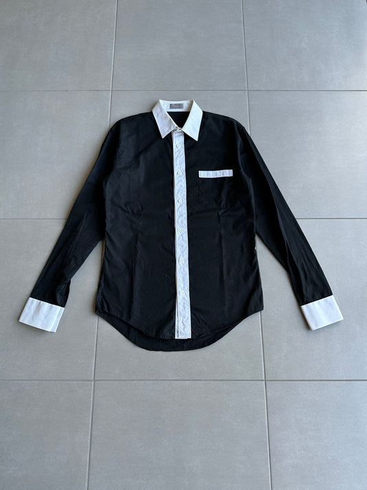 ディオール オム 06AW "These grey days" コントラストシャツ