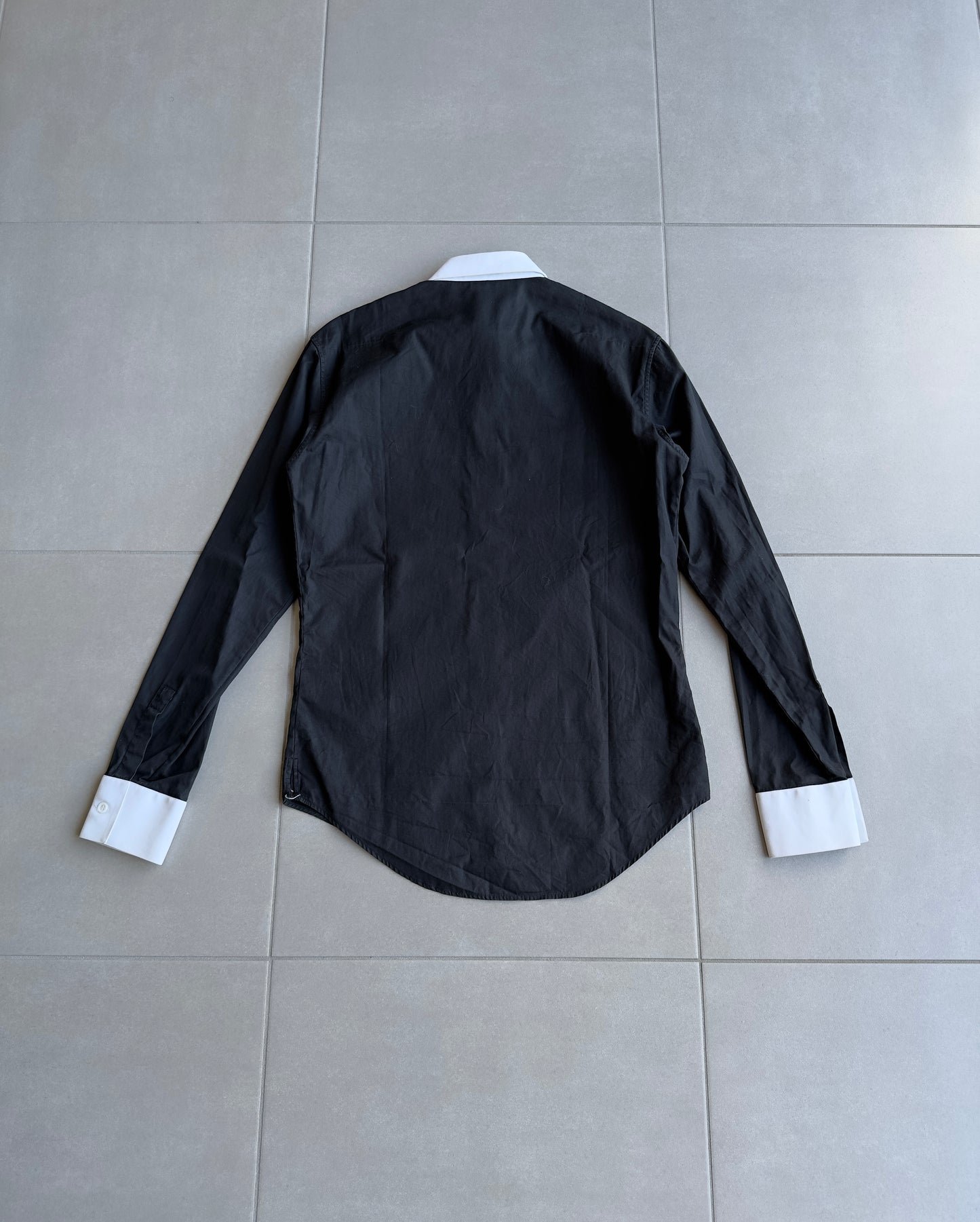 Dior Homme AW06 "These grey days" contrast shirt