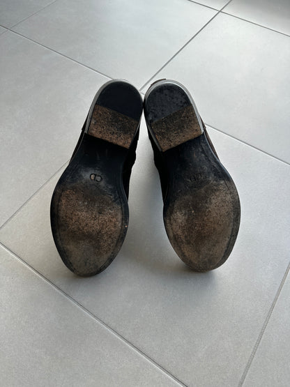 Dior Homme AW07 “Navigate” Cuban heel suede western boots