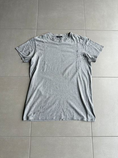 Balmain Homme AW10 Shotgun distressed T-shirt