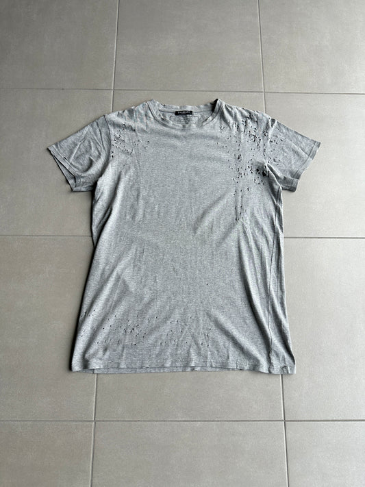 Balmain Homme AW10 Shotgun distressed T-shirt