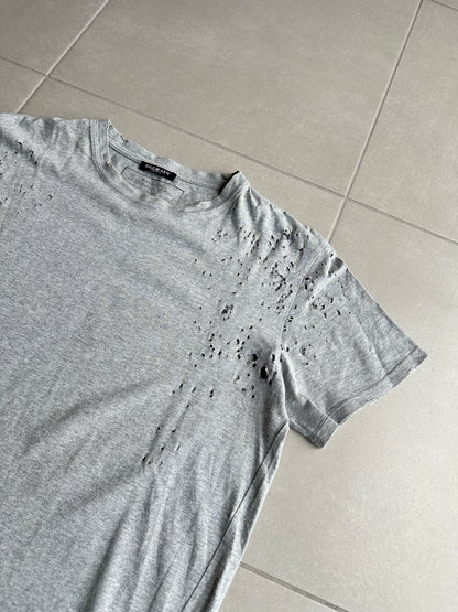 Balmain Homme AW10 Shotgun distressed T-shirt