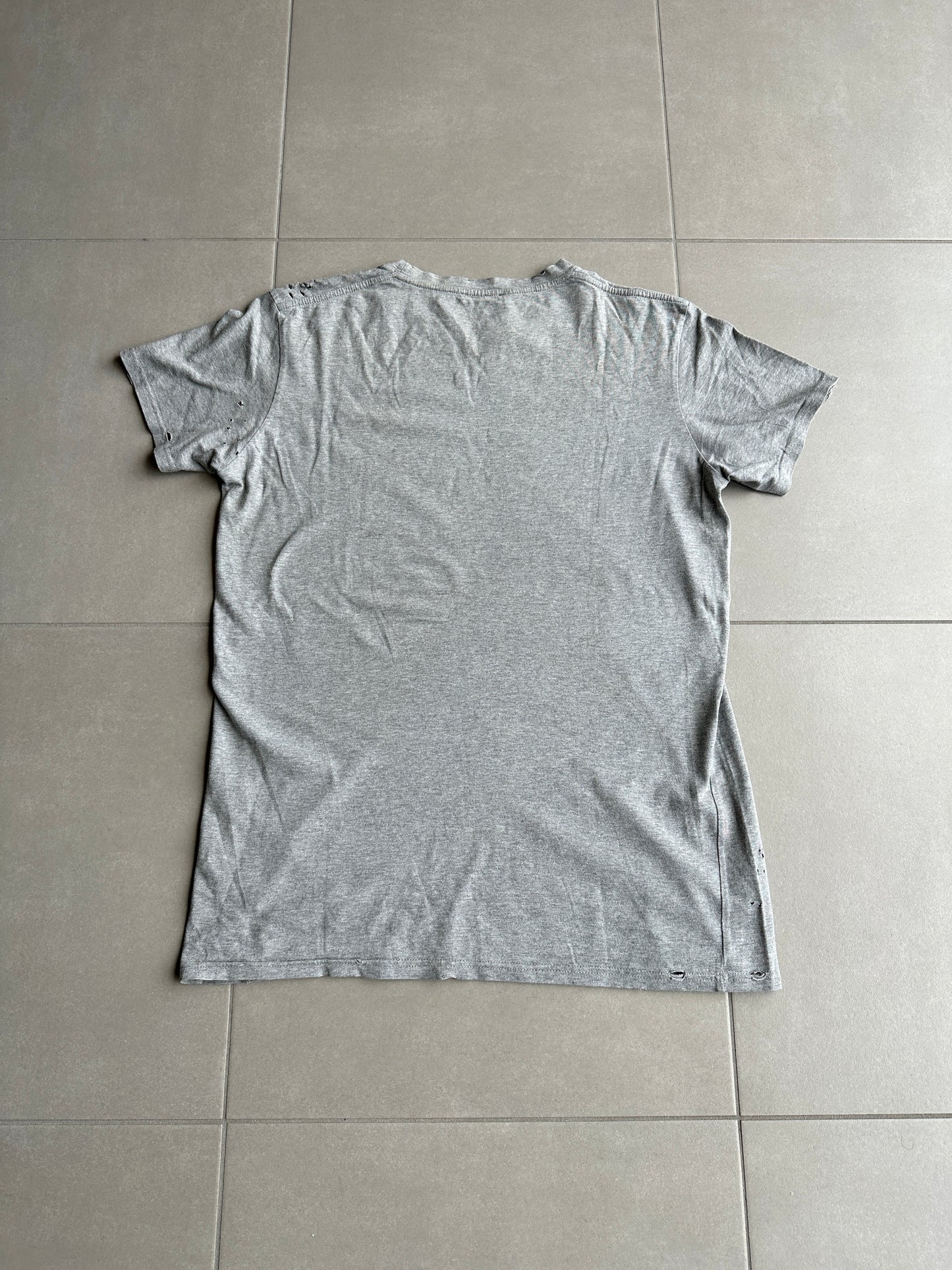 Balmain Homme AW10 Shotgun distressed T-shirt