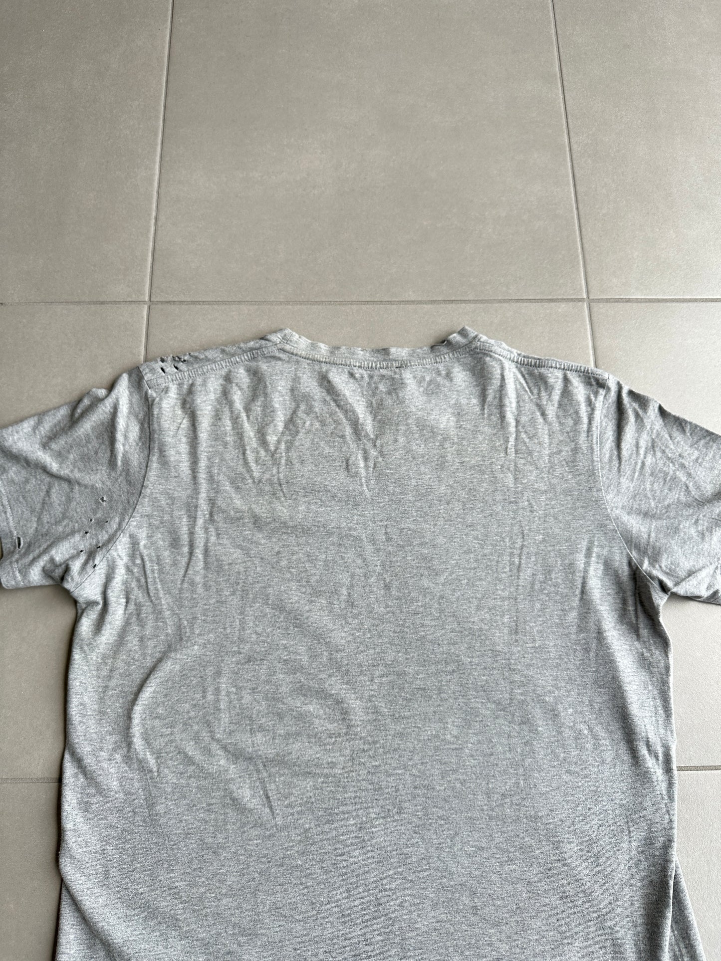 Balmain Homme AW10 Shotgun distressed T-shirt
