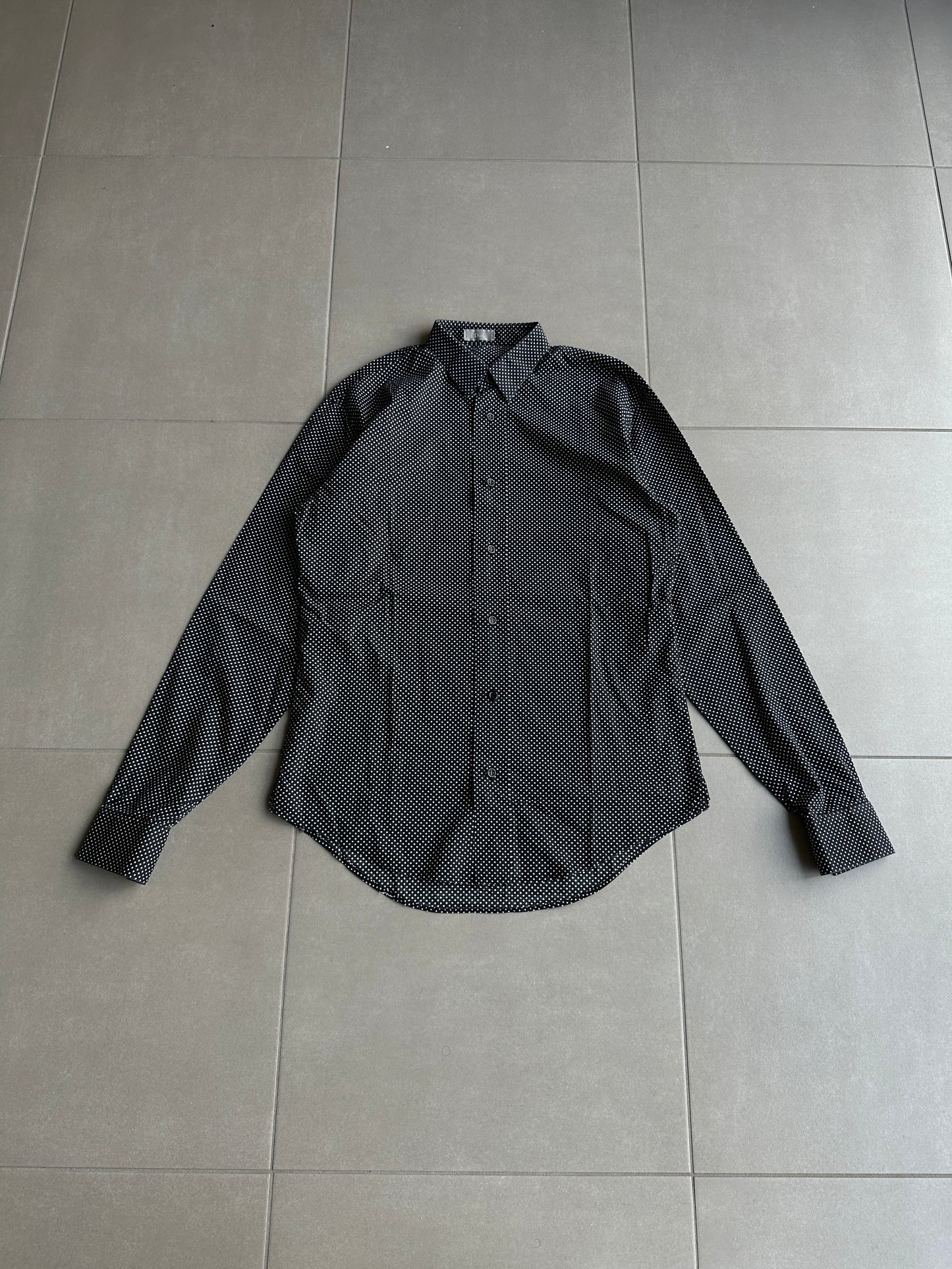 Dior Homme AW05 “In the morning” Polka dot button up shirt