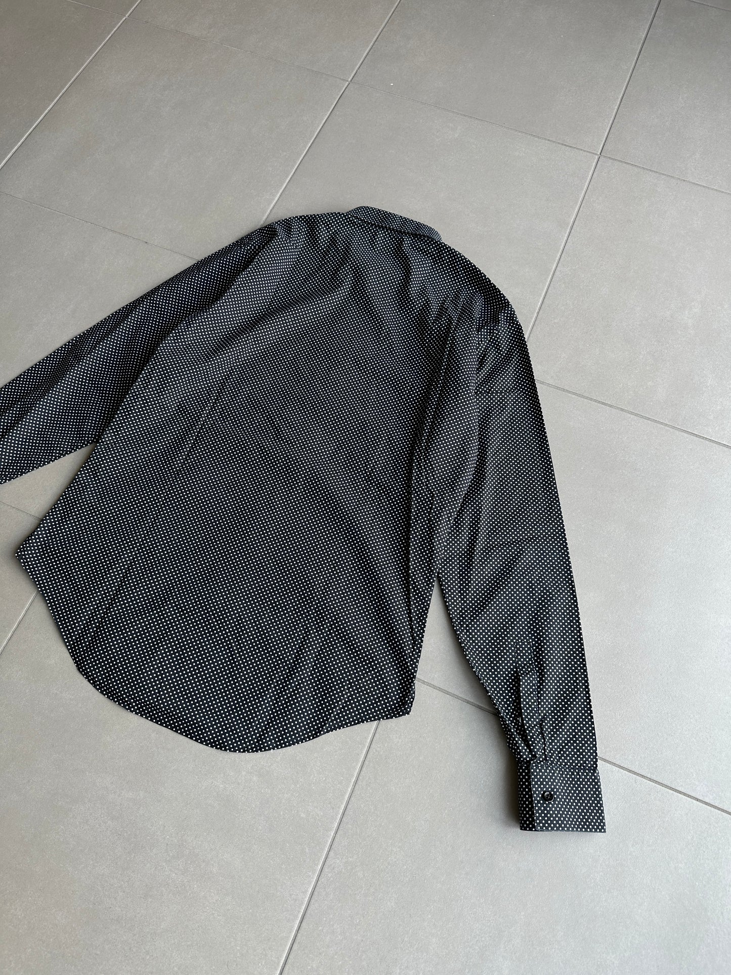 Dior Homme AW05 “In the morning” Polka dot button up shirt