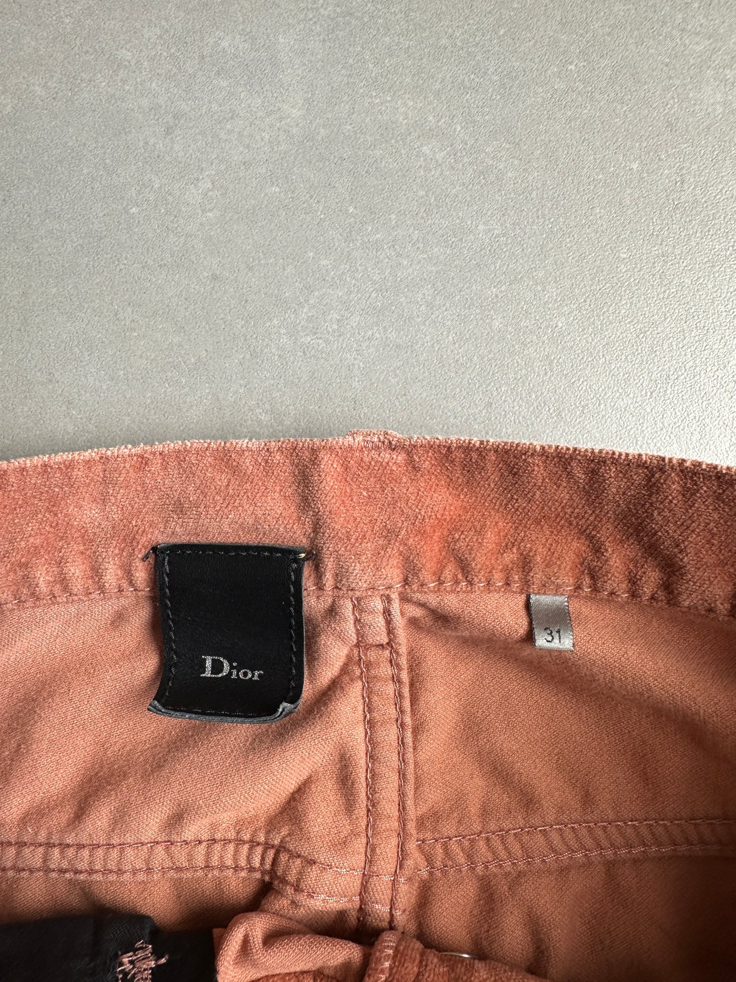 Dior Homme AW05 “In The Morning” velvet trousers