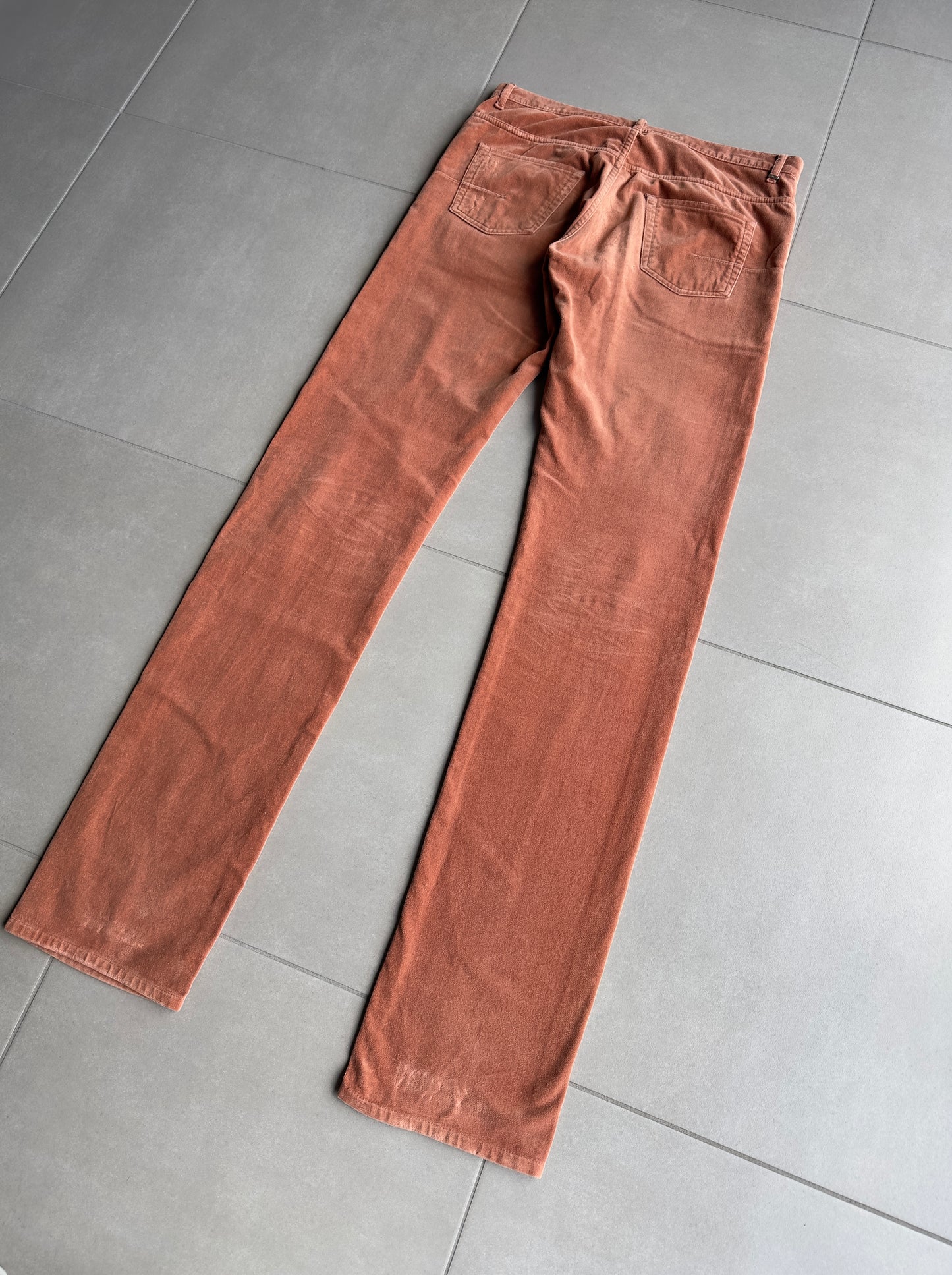 Dior Homme AW05 “In The Morning” velvet trousers