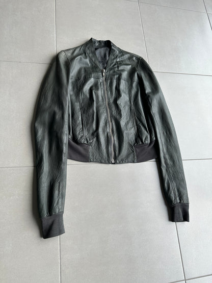 Rick Owens SS07 "Drake" cropped leather jacket