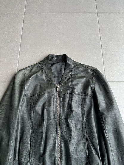 Rick Owens SS07 "Drake" cropped leather jacket