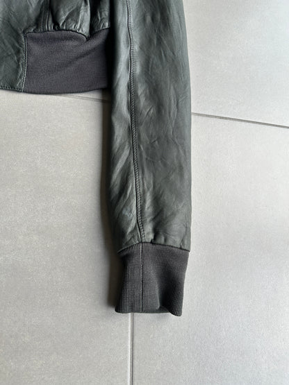 Rick Owens SS07 "Drake" cropped leather jacket