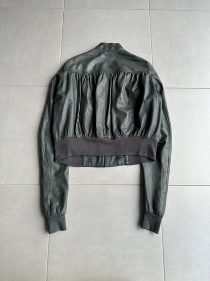 Rick Owens SS07 "Drake" cropped leather jacket