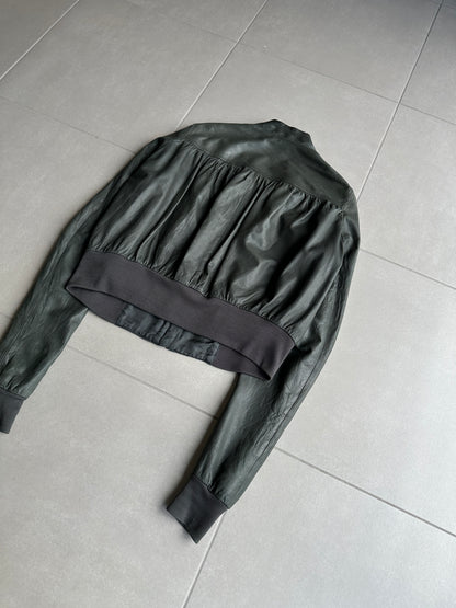 Rick Owens SS07 "Drake" cropped leather jacket
