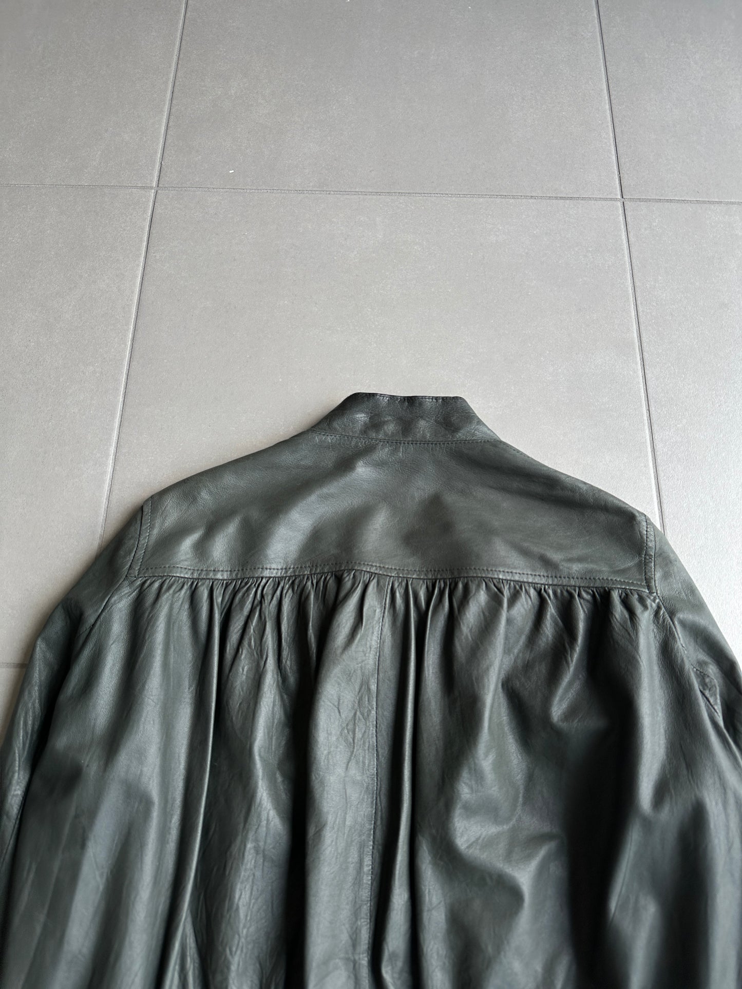 Rick Owens SS07 "Drake" cropped leather jacket