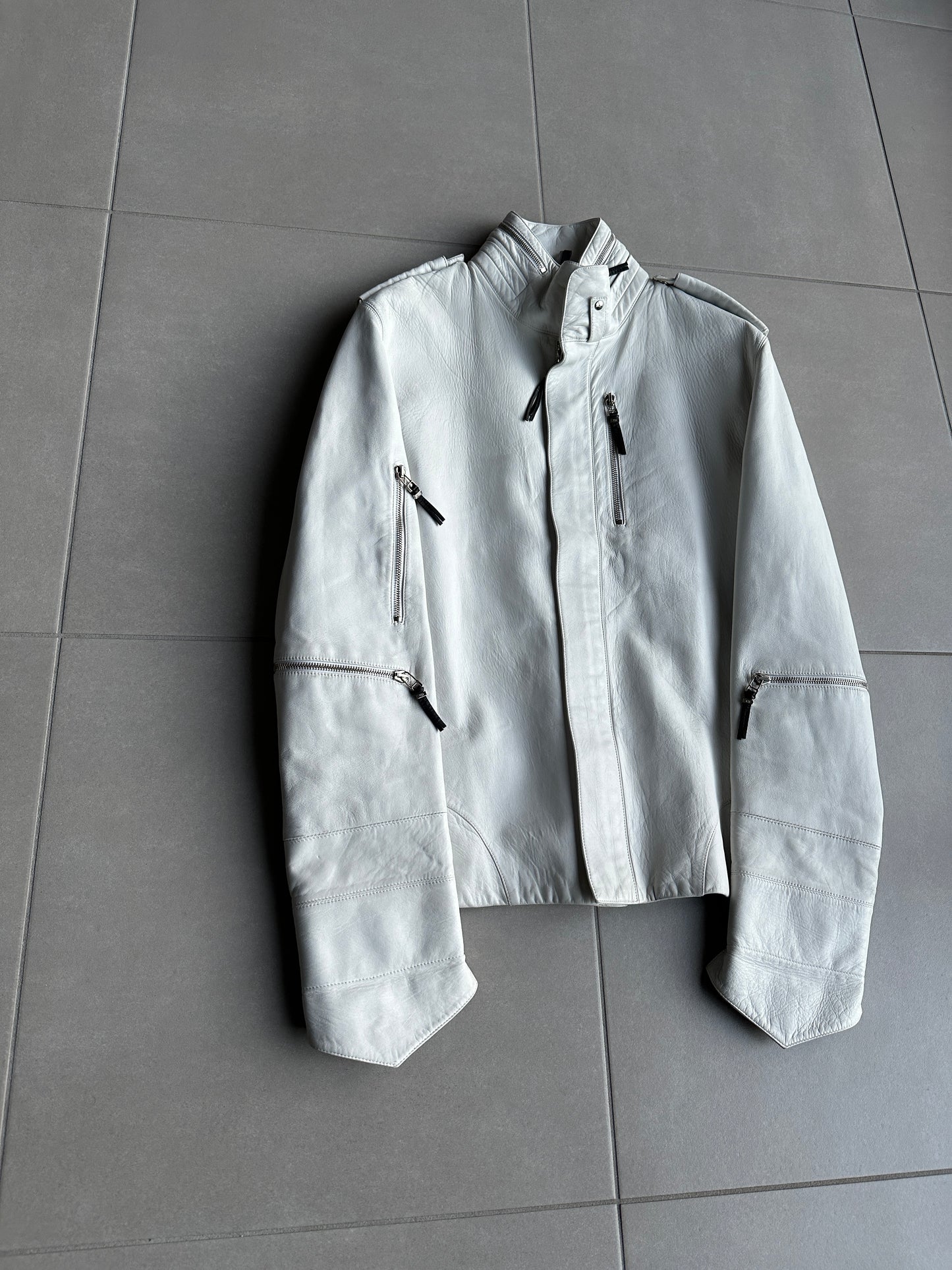 Dior Homme SS03 “Follow Me” leather rider jacket