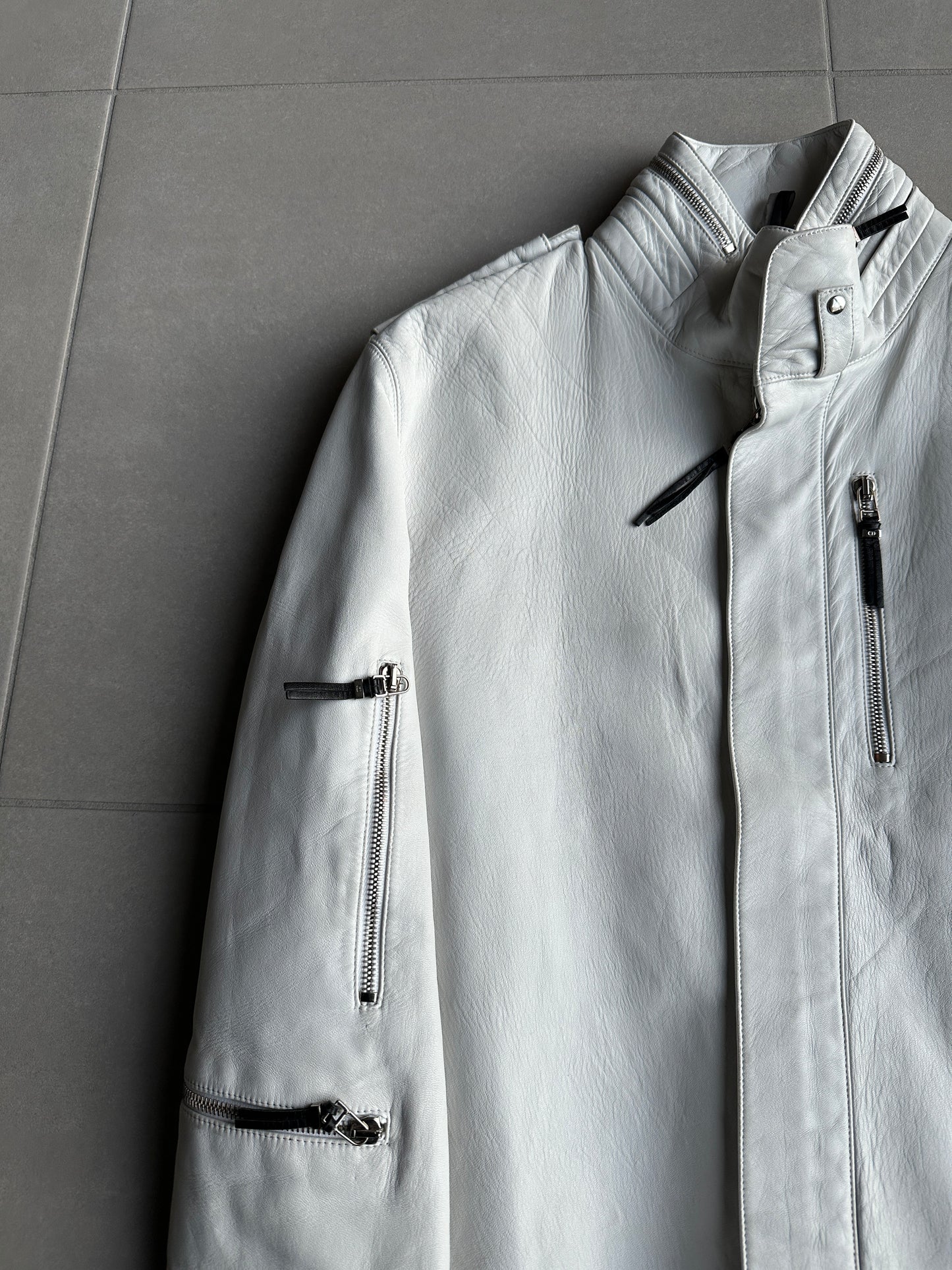 Dior Homme SS03 “Follow Me” leather rider jacket