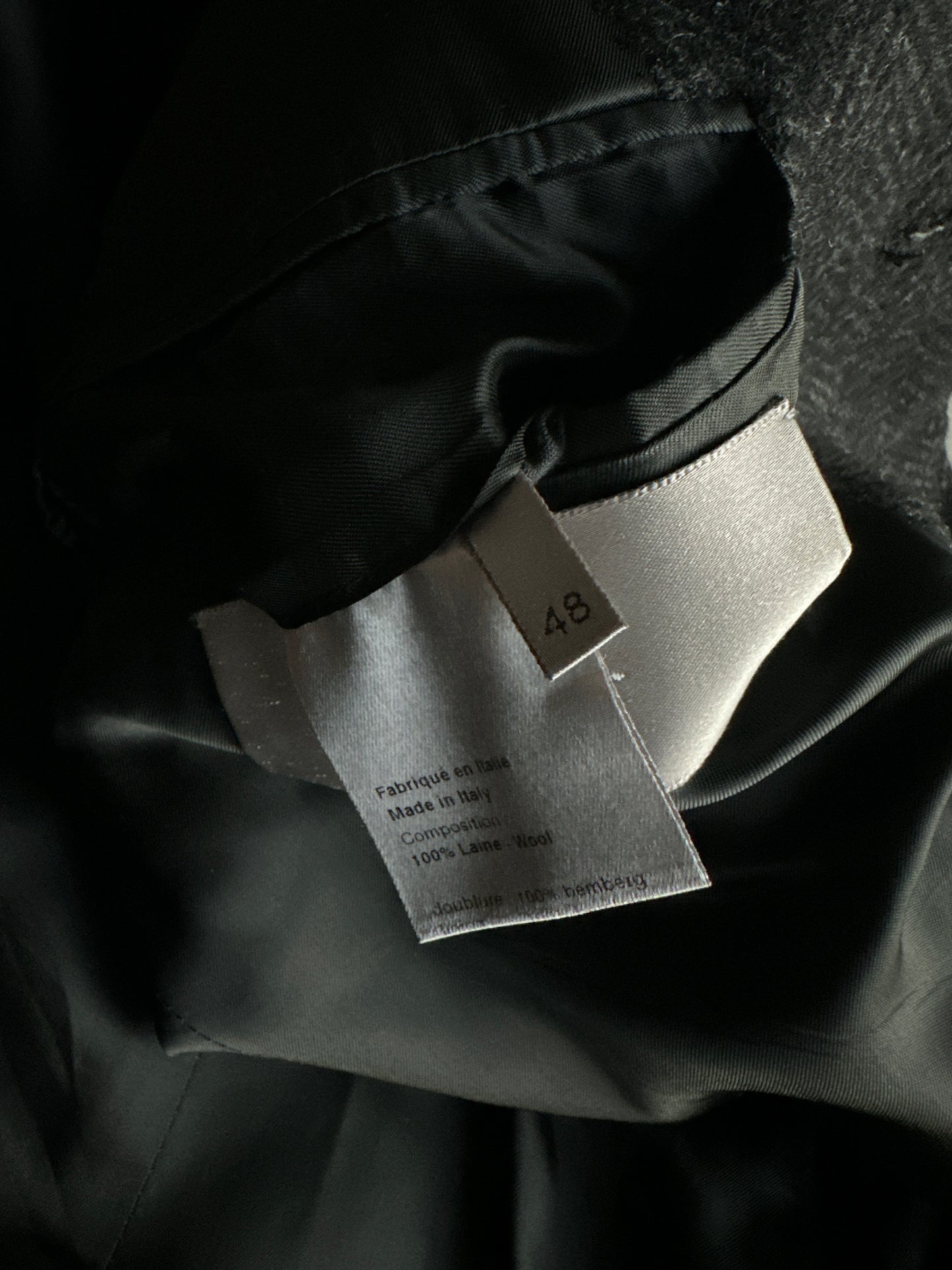 Dior Homme AW04 “Victim of the crime” Wool coat