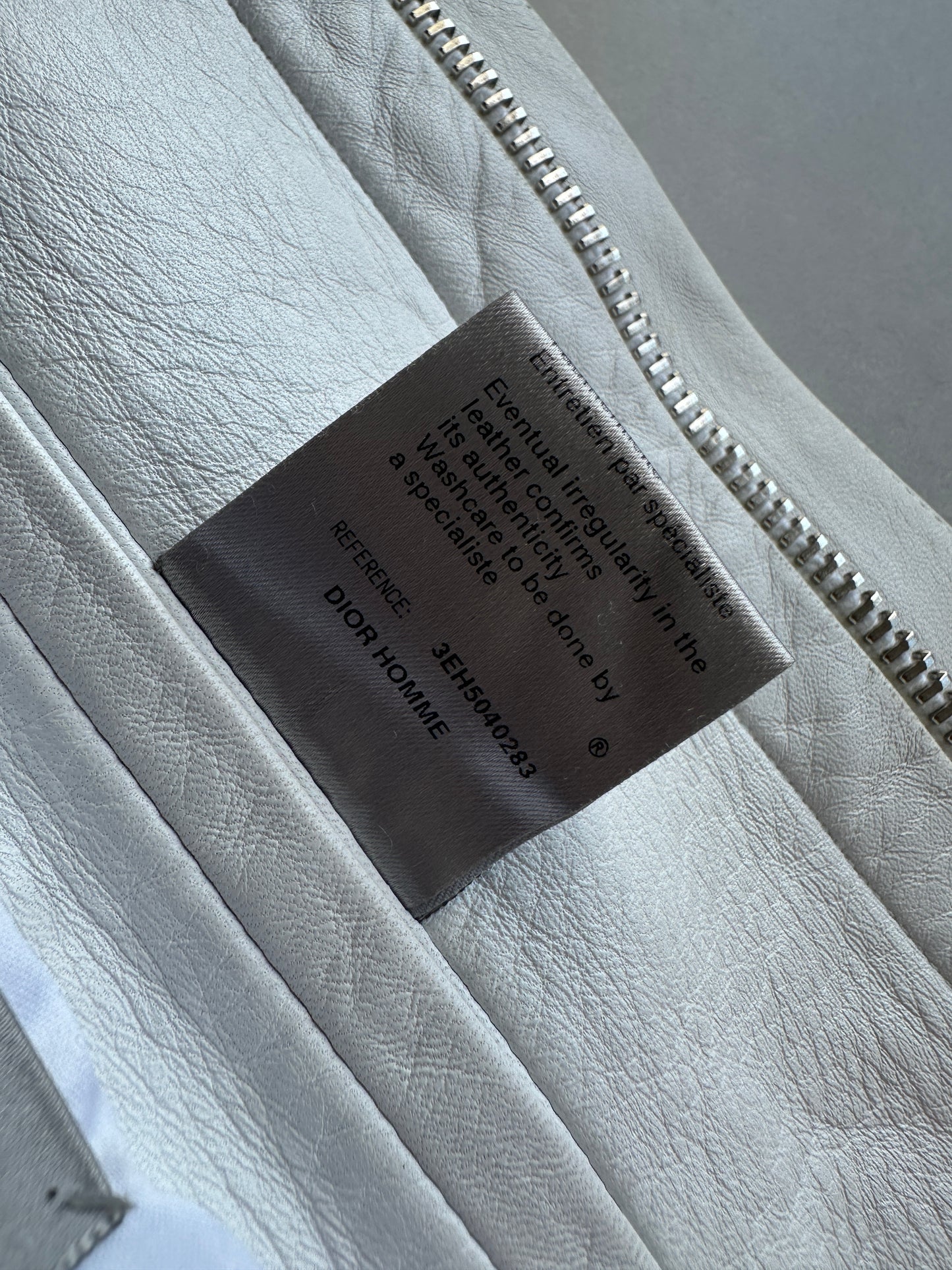 Dior Homme SS03 “Follow Me” leather rider jacket