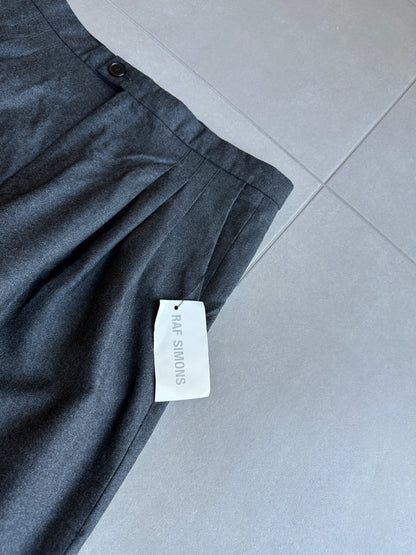 Raf Simons AW99 darted baggy wool trousers BNWT