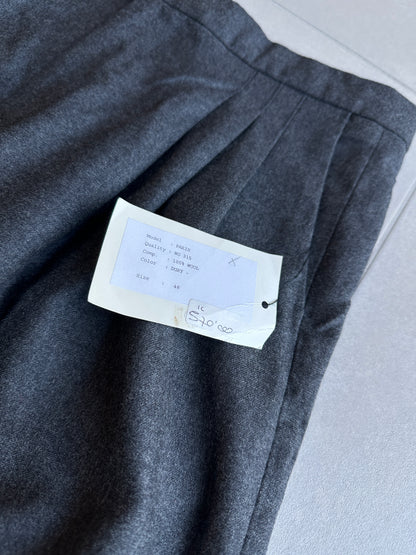 Raf Simons AW99 darted baggy wool trousers BNWT
