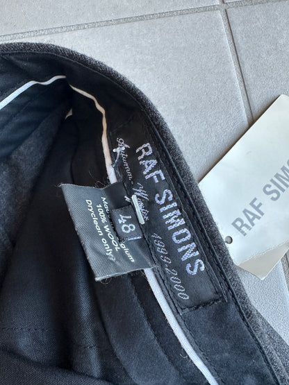 Raf Simons AW99 darted baggy wool trousers BNWT